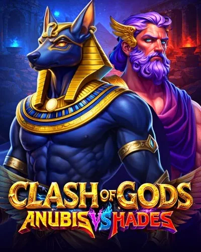 Pelaa Clash Gods kolikkopeliä Vibes Casinolla